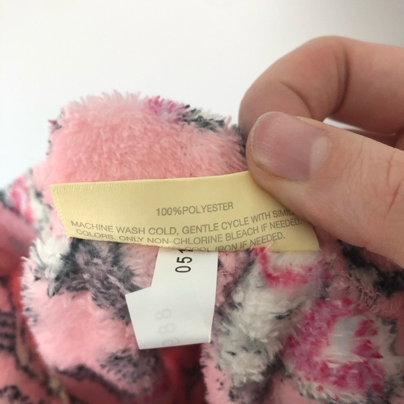 Llama Fuzzy Sleep Pants NWT Sz 6X Pink Kids Lounge - Picture 7 of 7